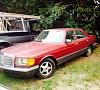 1985 Mercedes Benz 380SE Burgundy, NO Rust, Brand NEW Tires-photo-2.jpg